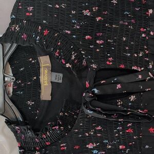 Floral Black Dress 16W